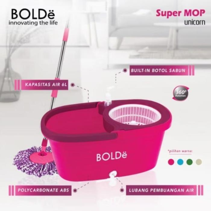 TERBARU BOLDE ALAT PEL LANTAI SPIN MOP/PEL LANTAI SPIN MOP BOLDE