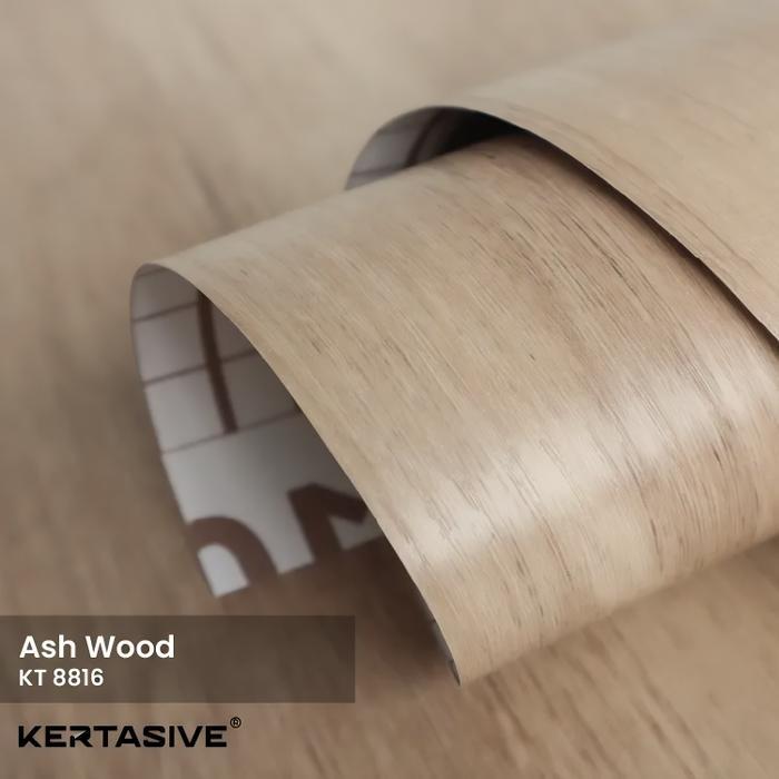 Terbaru Ash Wood Kertasive Pvc Interior Film - Roll (50 Meter)
