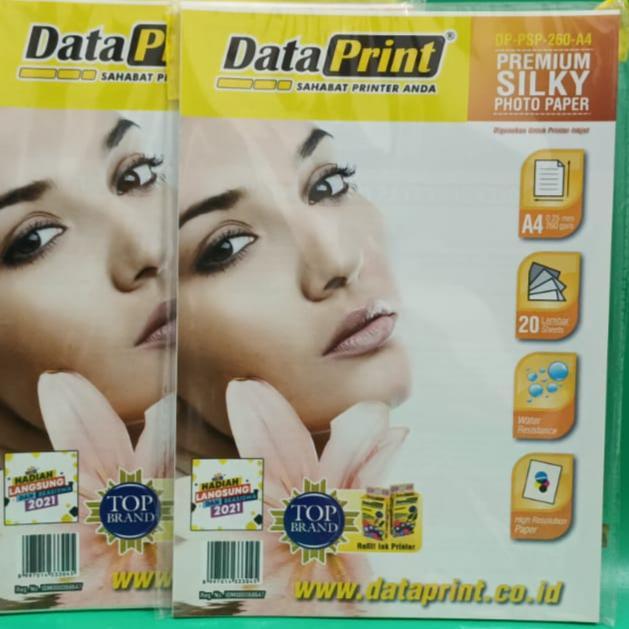 PAPER DATA PRINT PREMIUM SILKY / KERTAS FOTO DATA PRINT SILKY