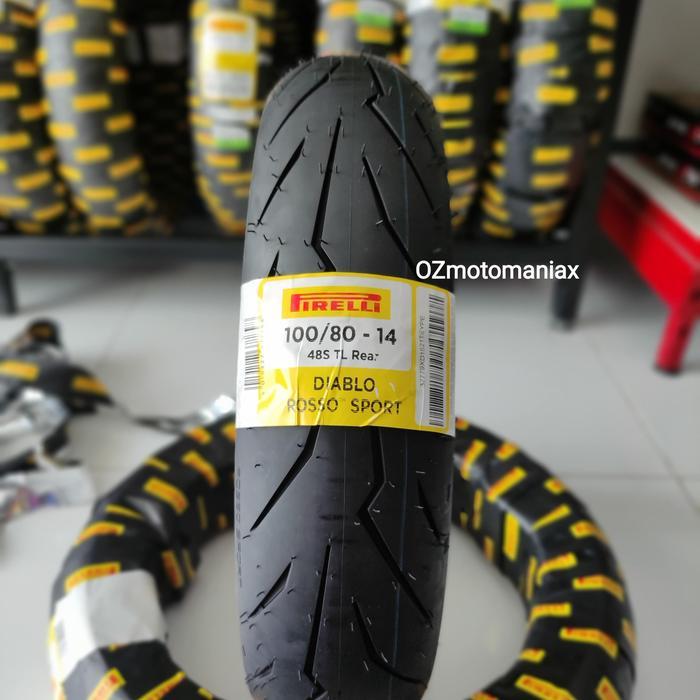 Ban Pirelli Diablo Rosso Sport 100/80-14