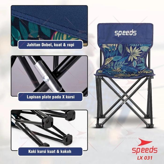 TERMURAH SPEEDS Kursi Lipat outdoor Kursi Lipat portable mancing camping