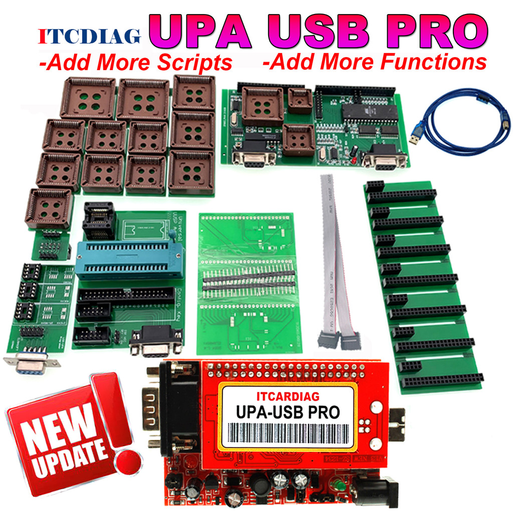 ITCARDIAG UPA-USB PRO V1.3 SN : 050D5A5B ECU Chip Tunning Tool Add