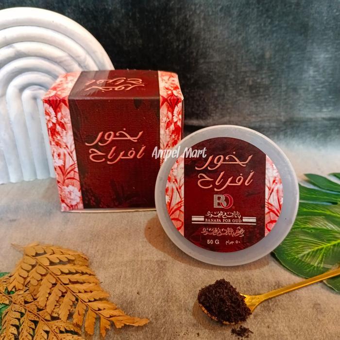 Dupa Bubuk Banafa for Oud Bukhur Bakhour Arab Aromaterapi Emirat Maslaf Afrah Khanger Khanjar - Afra