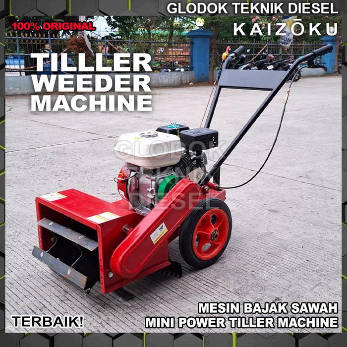 Kaizoku Mesin Bajak Sawah KMT 750 CT Mini Tiller Cultivator Machine KMT750CT KMT750 Single Chain Tra