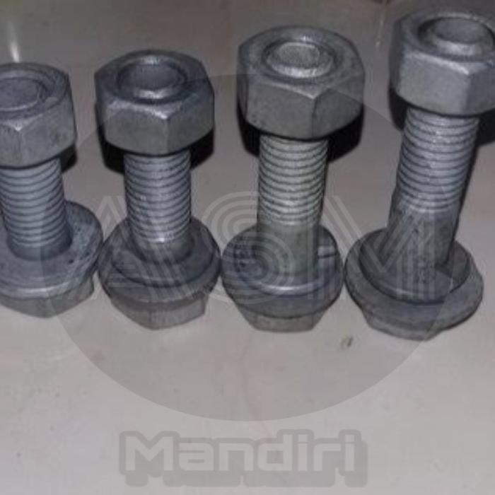 Baut Baja 8.8 Hotdip Galvanis Galvanized M24 x 140 Sale 15%