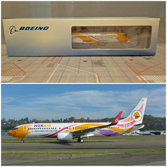 Terlaris Nok Air B737-800 Hs-Dbx Hogan Wings 1:200 Scale Plastik