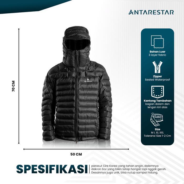 Salomon Advanture - Jaket Gelembung Gorpcore Baluran Jacket Gunung Mendaki Camping Jgb