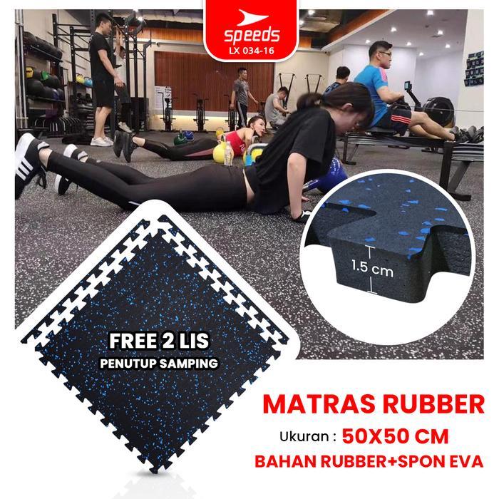 Nirvana Active - Matras Anti Slip Waterproof Rubber-Eva Matras Yoga Karpet Gym Lantai Puzzle Matras