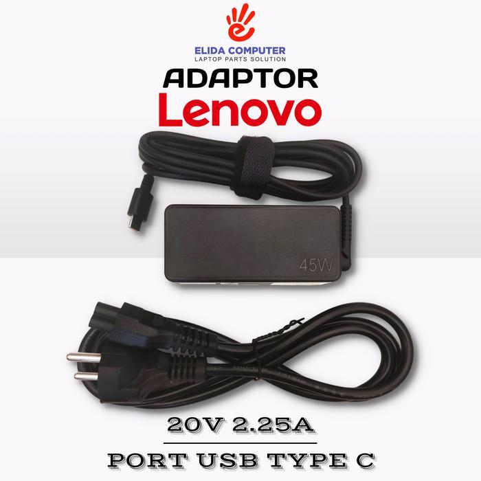 Ada Stok Adaptor Lenovoo Chromebook 10e 14e 100e 300e 500e 14w C13 Yoga G1 45w