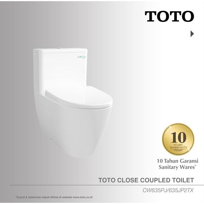 TOTO Closet CW635PJ/SW635JP2 (Ptrap) Closet Duduk - Kloset Duduk