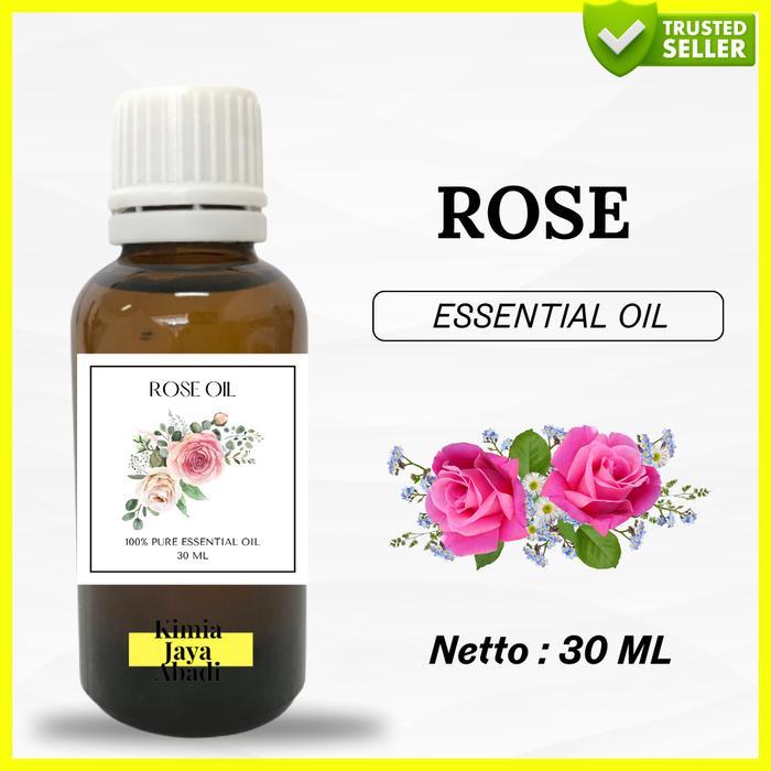 Pure Rose Essential Oil / Rose Oil / Minyak Atsiri Mawar 30 ML MURNI