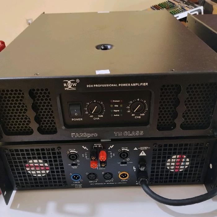 RDW Professional 2CH Power Amplifier FA23pro TD Class untuk Sistem Audio Profesional