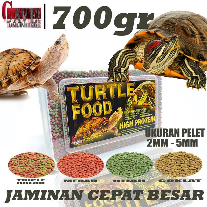 New 700Gr Makanan Kura Kura Res Brazil Brasil Razor Aligator Damer Damput Monbi Cst Ast Ambon