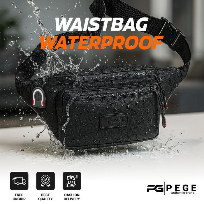 Eiger - Tas Waistbag Waterproof Original Caleb Slingbag Tas Slempang Pria - Pg 9121