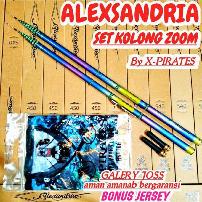 QUALITY TEGEK ALEXANDRIA X-PIRATES KOLONG ZOOM 450 540 Pancing