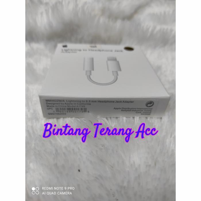Converter Or Jack Headset Lightning Iphone 7 Original