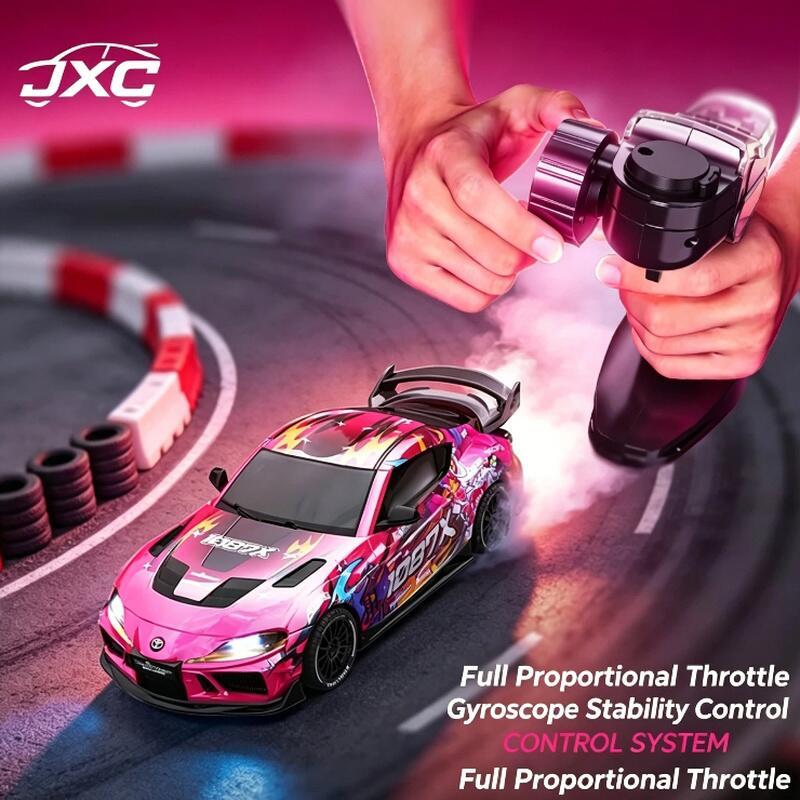 143 1087X Supra RC Drift Car 4WD Gyro Mini RC Diecast Metal Remote Control Car for Drift Racing
