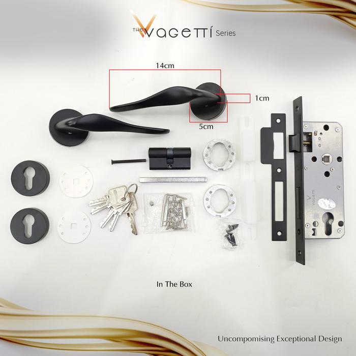 Onassis LEHMAN MT - KUNCI PINTU VAGETTI SERIES PREMIUM dengan Finishing Halus, Kualitas Cylinder