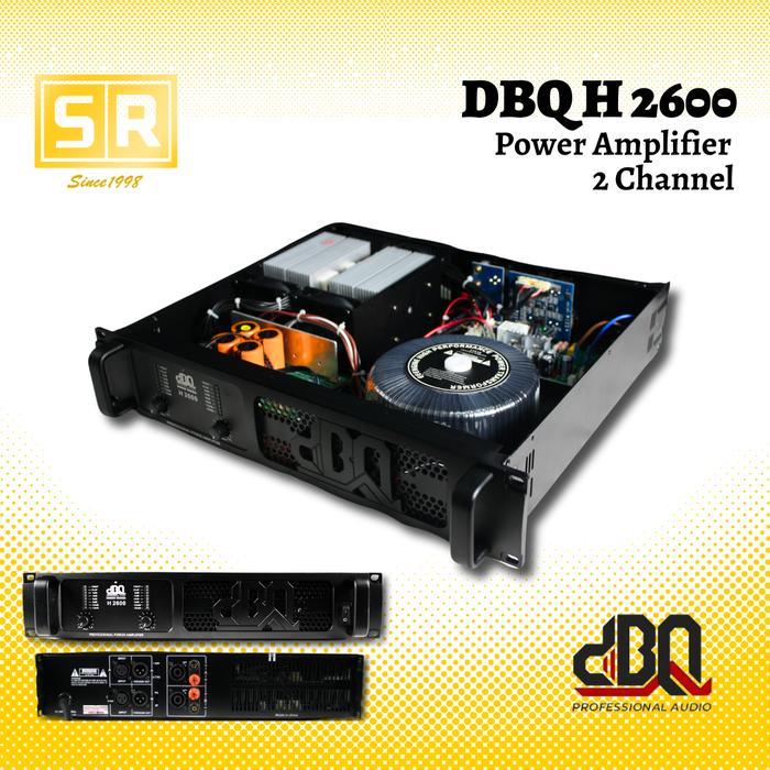 POWER AMPLI AMPLIFIER DBQ H-2600 KELAS H CLASS H