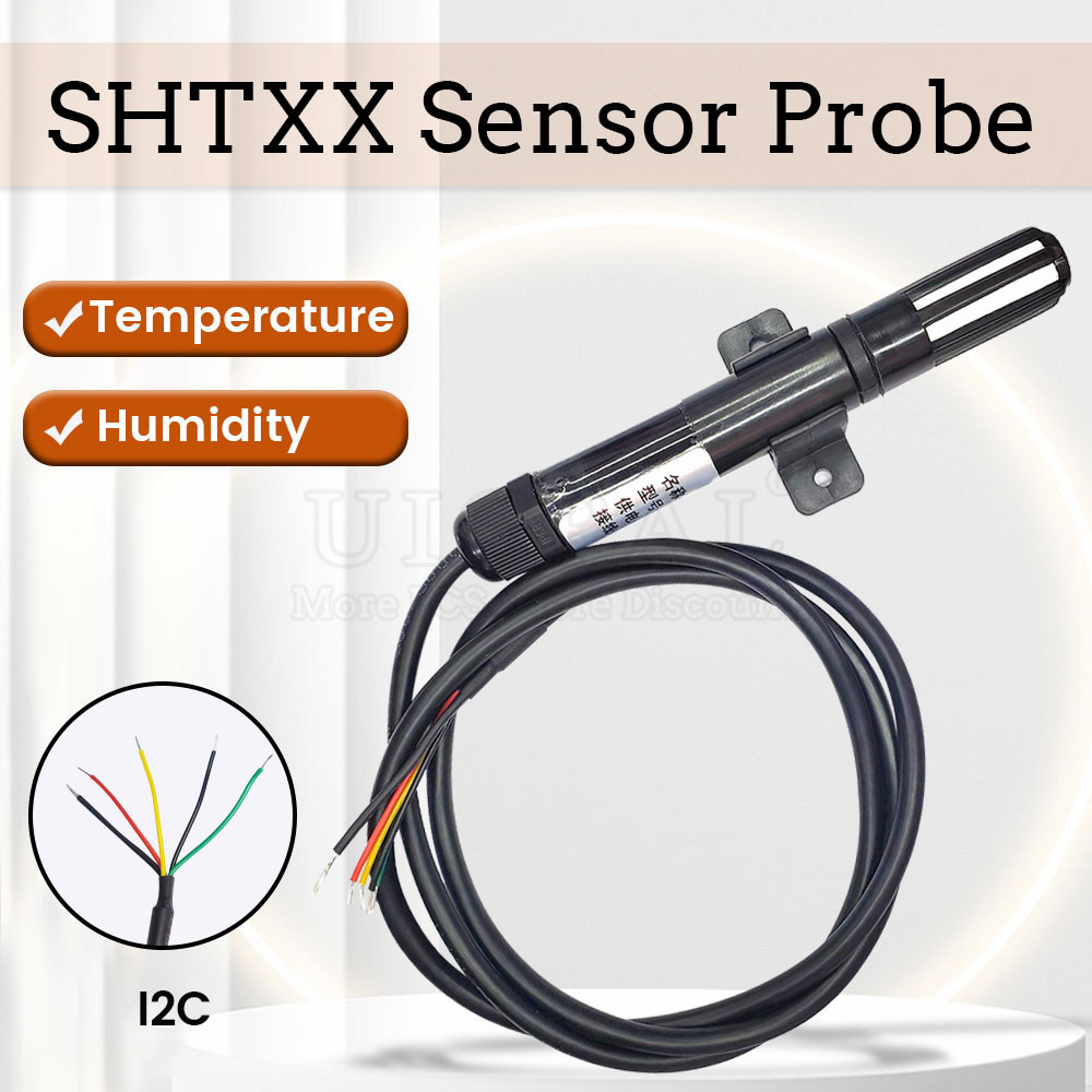 5M DIGITAL TEMPERATURE SENSOR PROBE MODULE SHT20 SHT21 SHT30 SHT31 SHT40 HUMIDITY SENSOR CABLE