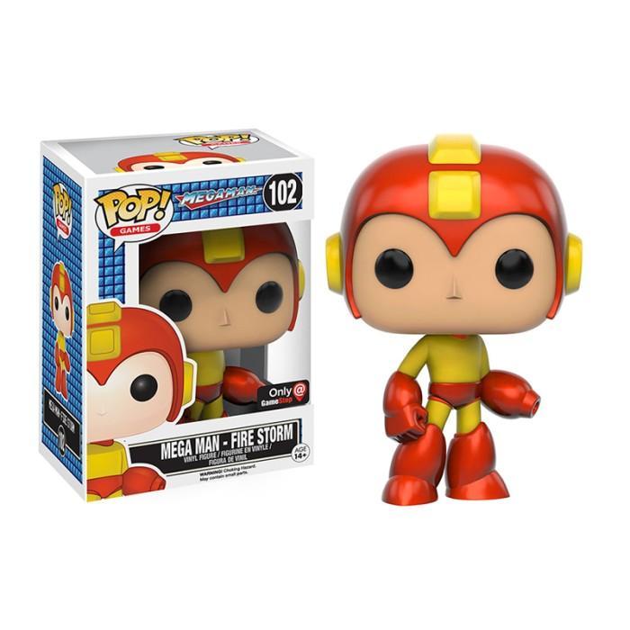 Funko Mega Man - Fire Storm Mega Man - POP Vynil - 10362