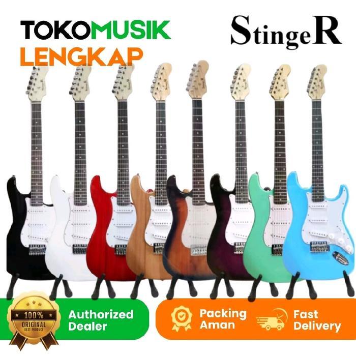 Gitar Elektrik Stinger Sst10 Guitar Electric Stinger Sst 10 Stratocaster Sst10