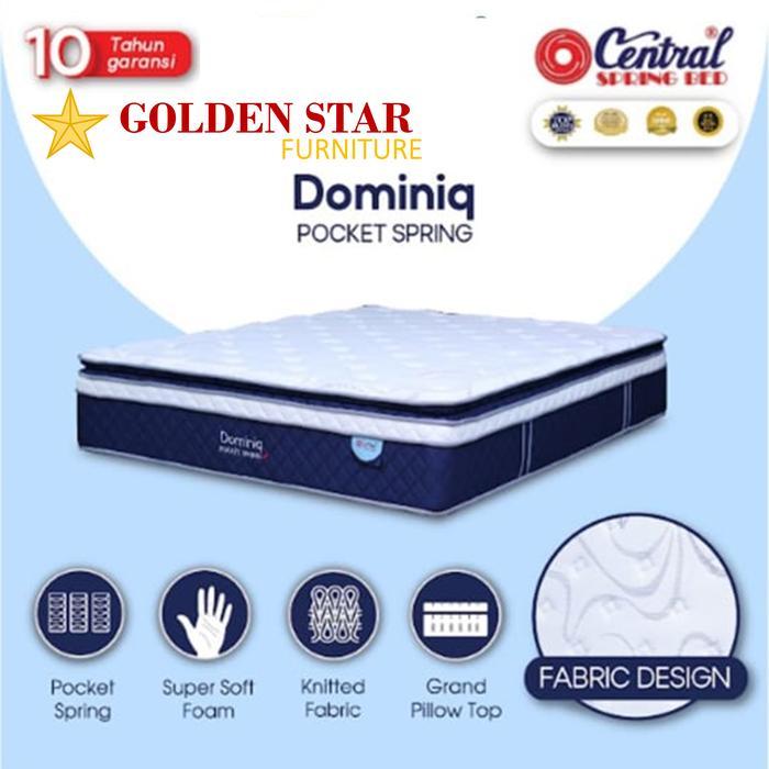 Kasur Central Dominiq Spring Bed Springbed 160/180 x 200 - Kasur uk 120