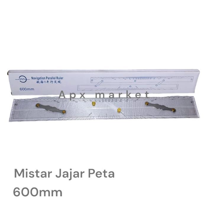 Mistar Jajar Peta (Parallel Ruler) 600Mm
