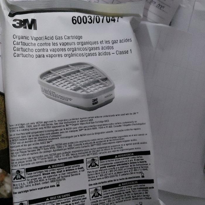 3M 6003 Catridge Filter Respirator 6200 Respirator