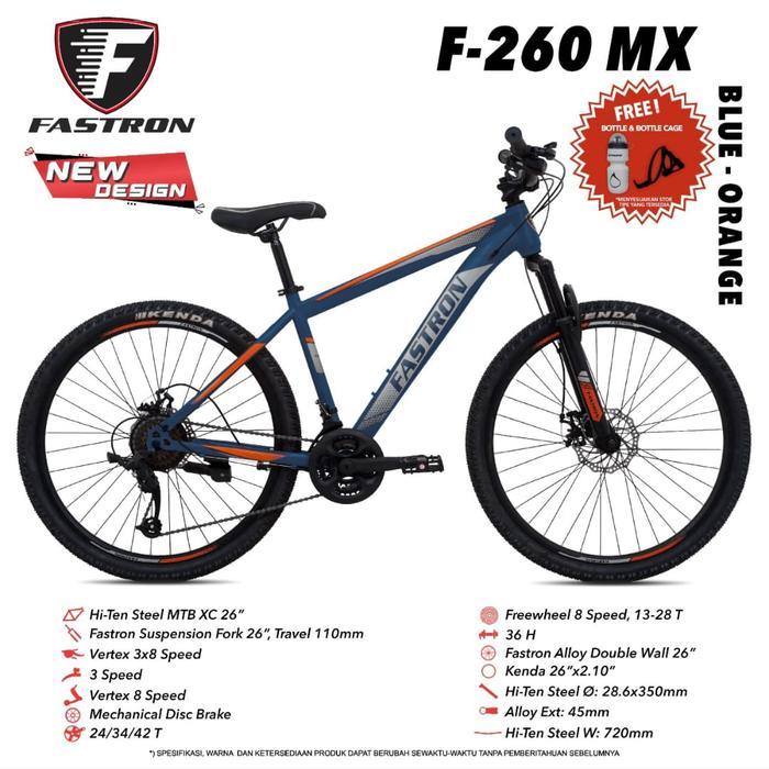 sepeda gunung mtb 26 inch fastron f-260 mx f260 mx