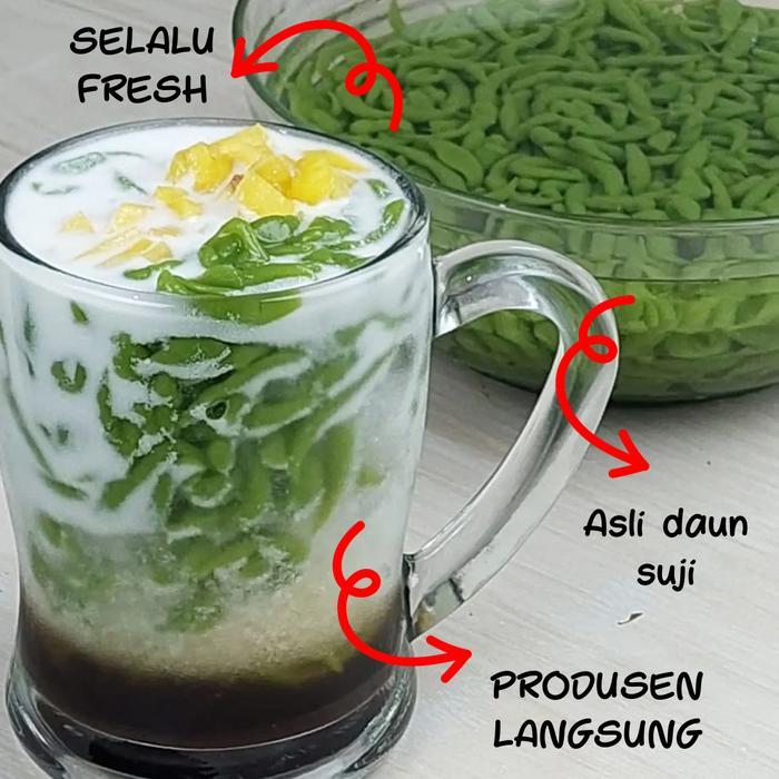 > ES CENDOL DAWET DAUN SUJI ASLI TANPA PENGAWET (INSTAN/SAMEDAY)