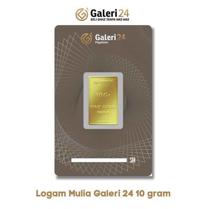 Emas Batangan 10 Gram Galeri 24 - Emas Galeri 24