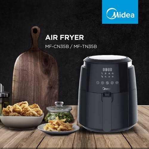 Midea Air Fryer MF-CN35B - MFCN35B Kap 4.7L 1400w Airfryer