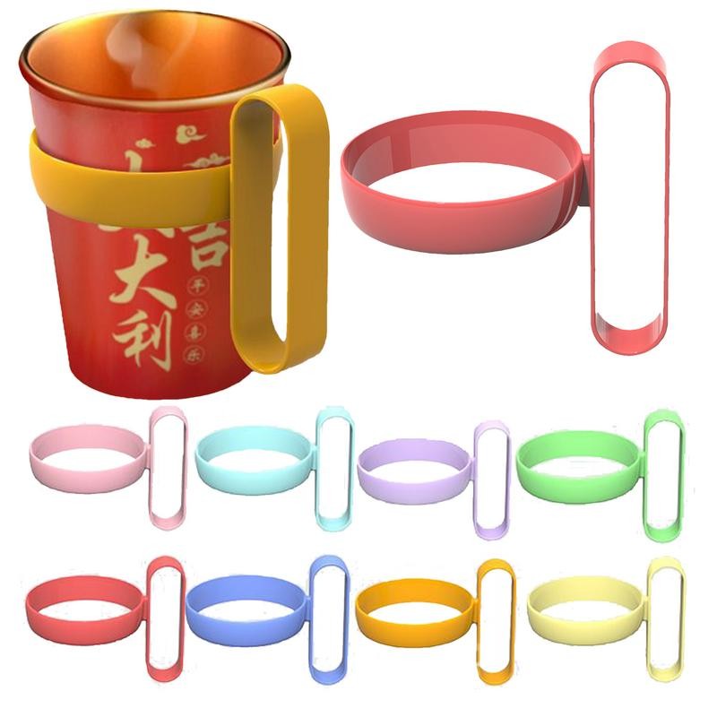 Anti-Scalding Coffee Cup Holder Removable Hot Drink Holder Cup Handle 10 Pcs Paper Cup Holder For Ho
