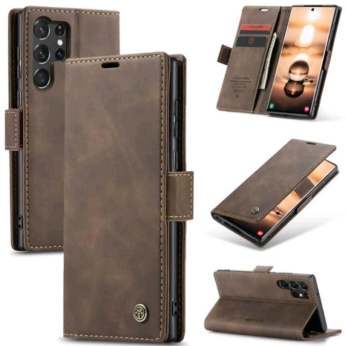 Case Compatible For Samsung S23 S23 PLUS S23 ULTRA S24 ULTRA S25 Ultra Flip Wallet Leather Case