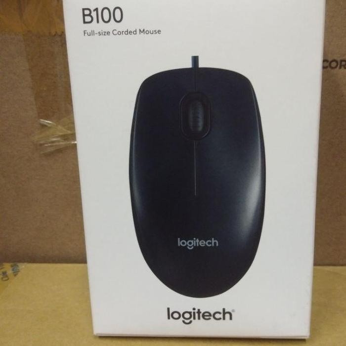 Logitech Mouse Kabel Usb B100 Original - Mouse Logitech B100 Wired