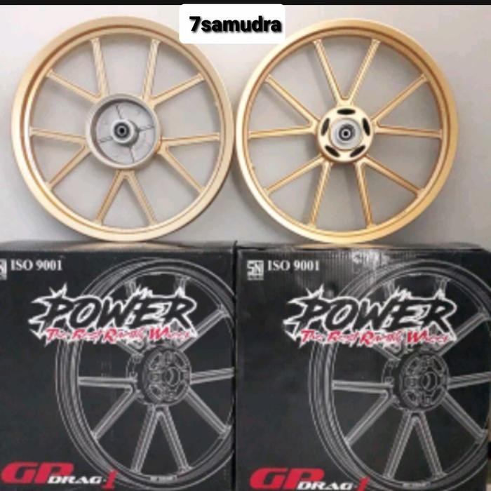 velg racing power model daytona drag1.F160x17,R 185x17 rx king,jupiter