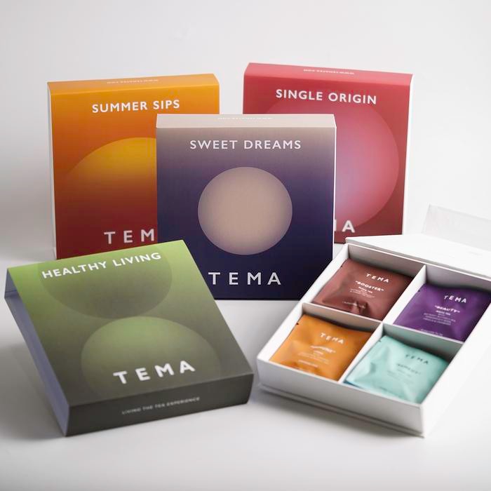 

PROMO Sampler Box 12 Tea Bags 4 Variants Kotak Sampler Teh TEMA Tea Hampers