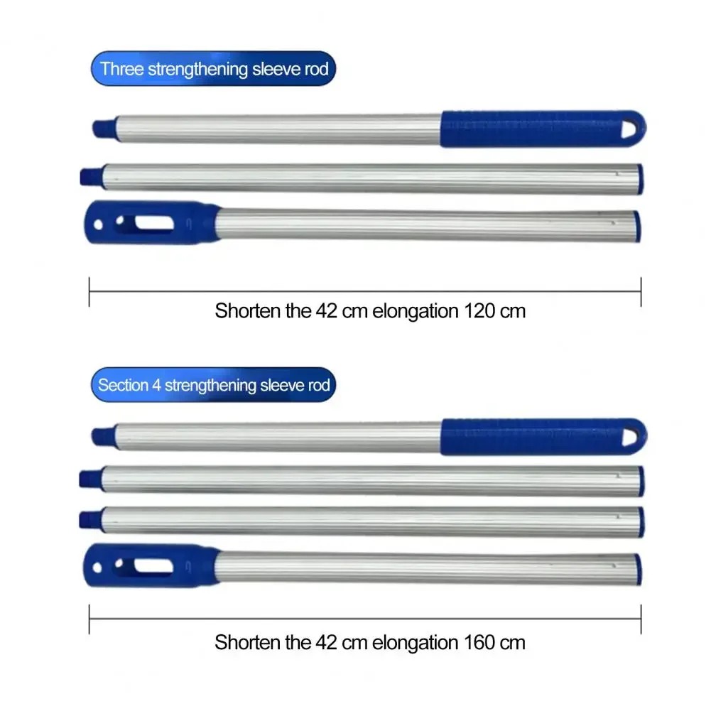 Telescopic Pool Cleaner Handle Rod Swimming Pool Cleaning Fishing Net Supplies Handheld Clean
