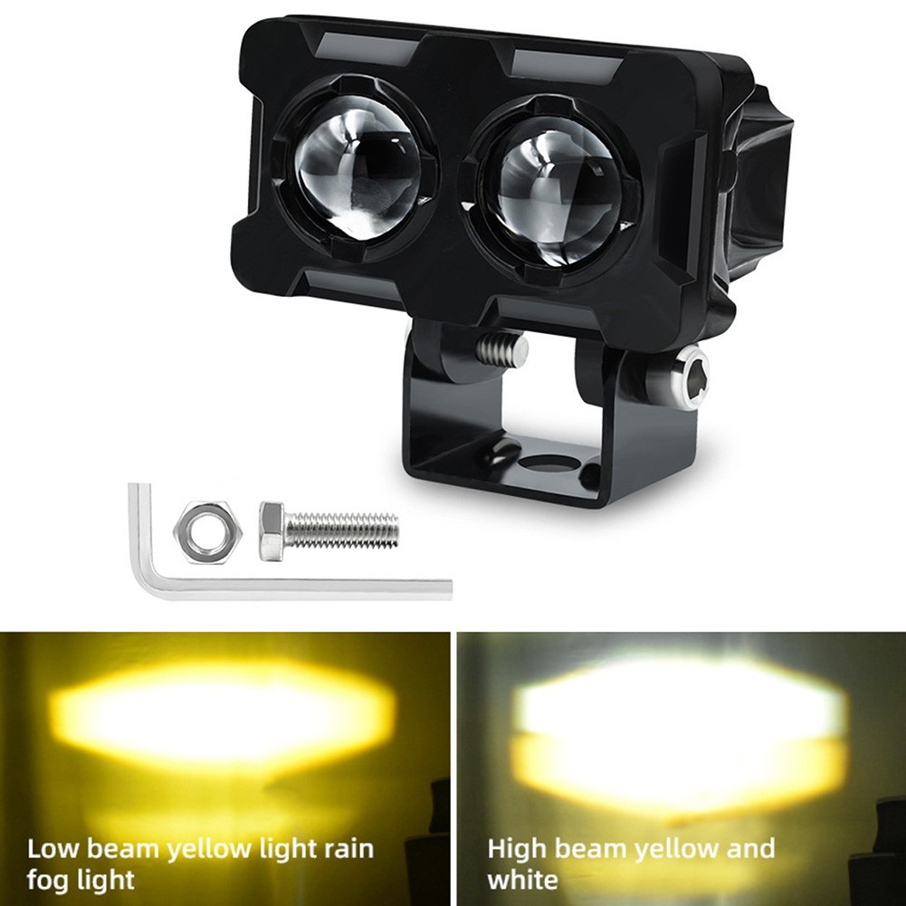1* Motorcycle Spotlight 40w 9-80v Motorcycle Headlight High Brightness Spotlights LED External Work 