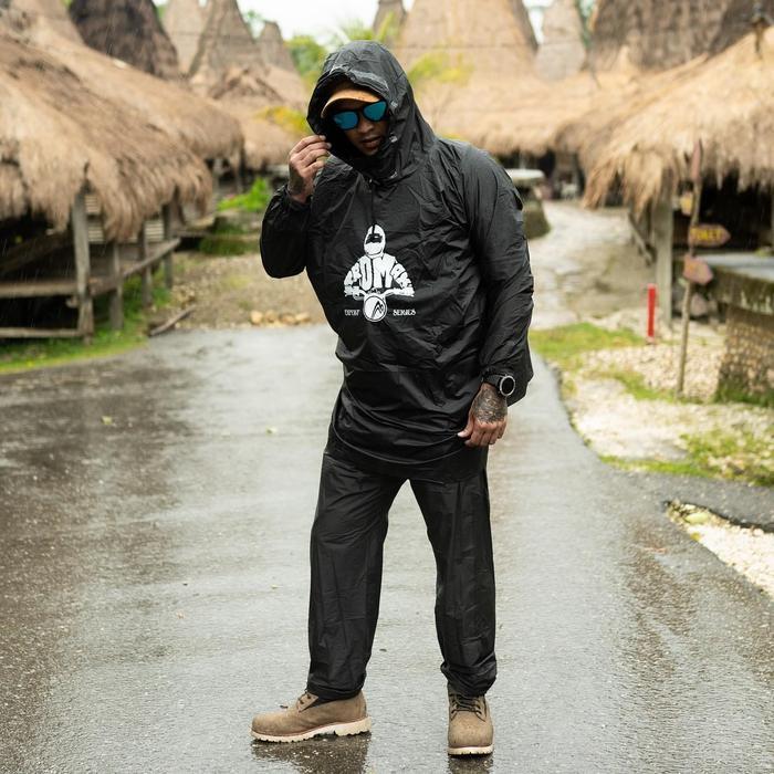 Jas Hujan raincoat gunung mantel tromax waterproof riding setara eiger