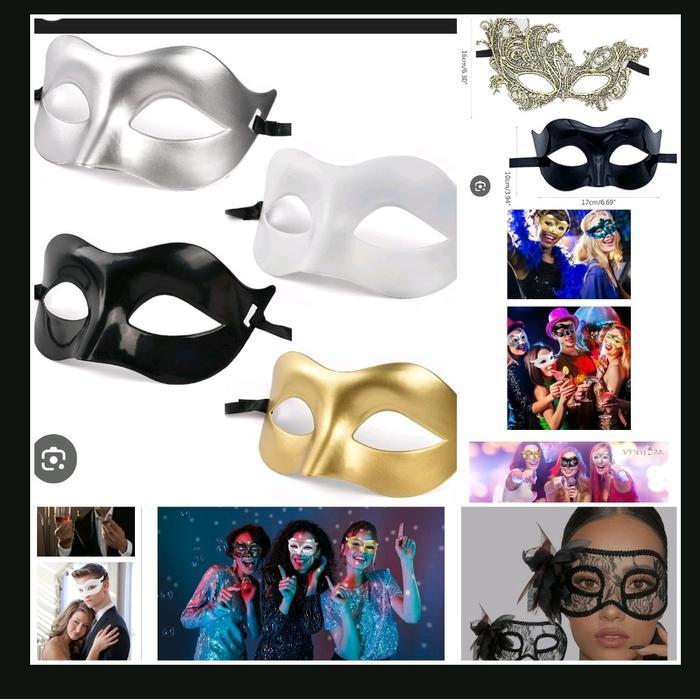 Easy - Topeng Pesta Mewah /Topeng Zorro / Topeng Pesta Exclusive