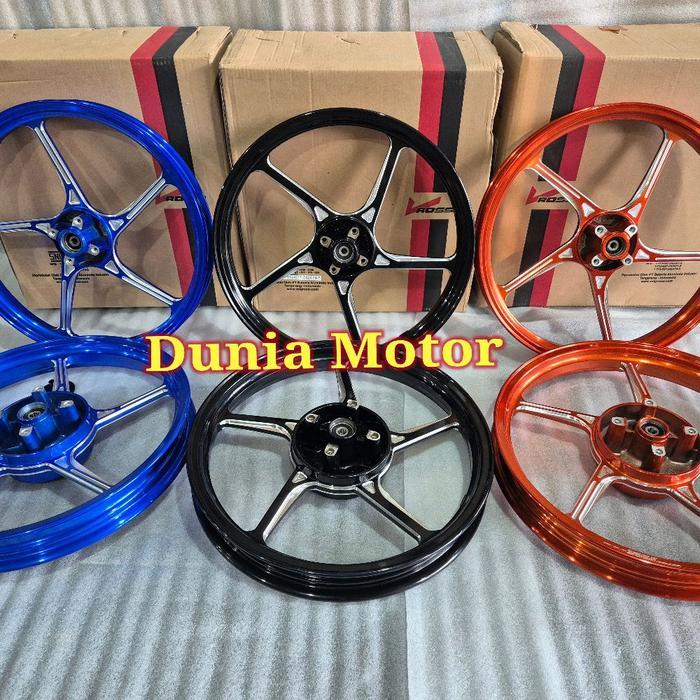 velg pelek racing v rossi model AK 55 jupiter mx 135 / mx new / mx king 150 / mx old - veleg resing