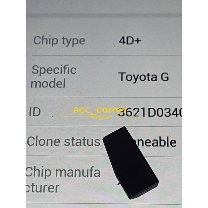 Chip G Toyota Chip Transponder Chip Immobilizer