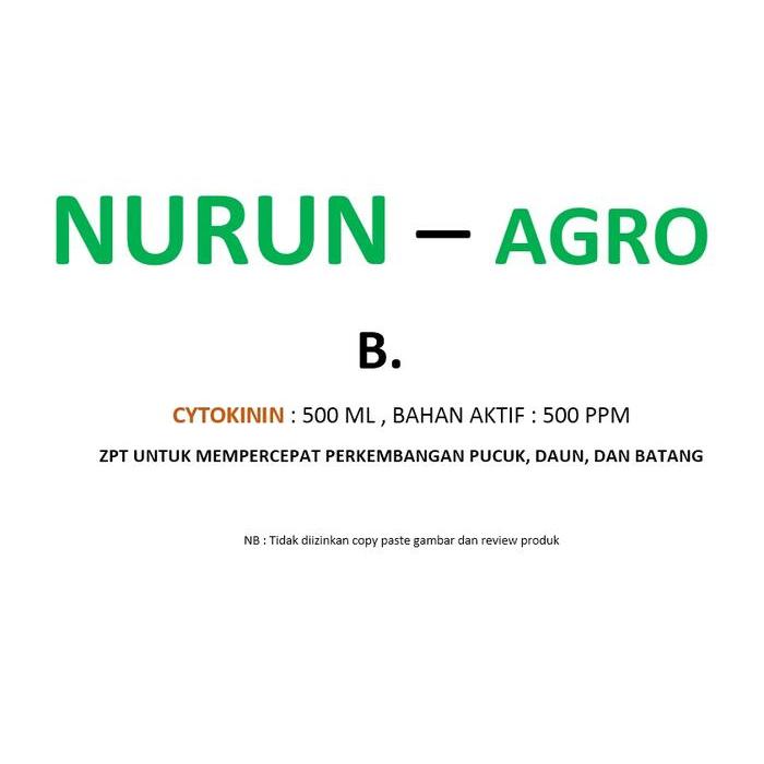 Hormon Zpt Sitokinin Untuk Daun Dan Batang 500 Ml