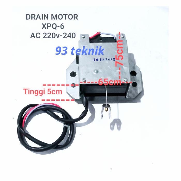 DINAMO DRAIN MOTOR PEMBUANGAN AIR MESIN CUCI TOPLOADING SANYO