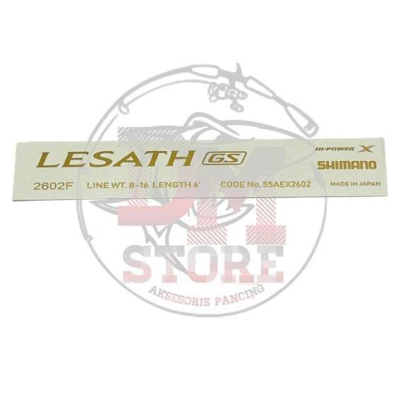 Sticker Decal Joran Shimano Lesath Gs - Lesath Ltd - Lesath Gsi #Gratisongkir