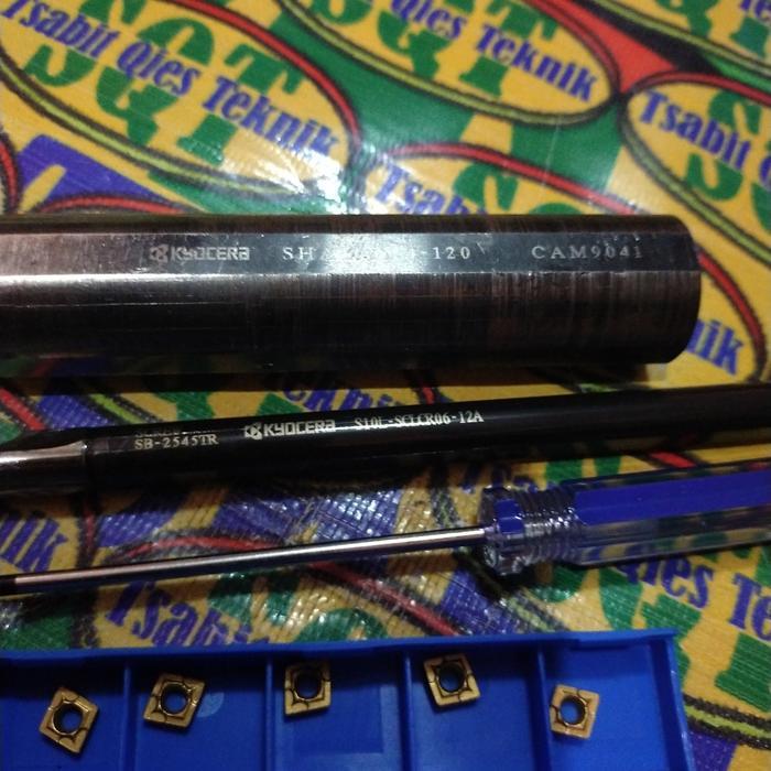 Kyocera Sleeve Holder Bubut Cnc Lathe Toolsset Holder 10Mm Set Insert