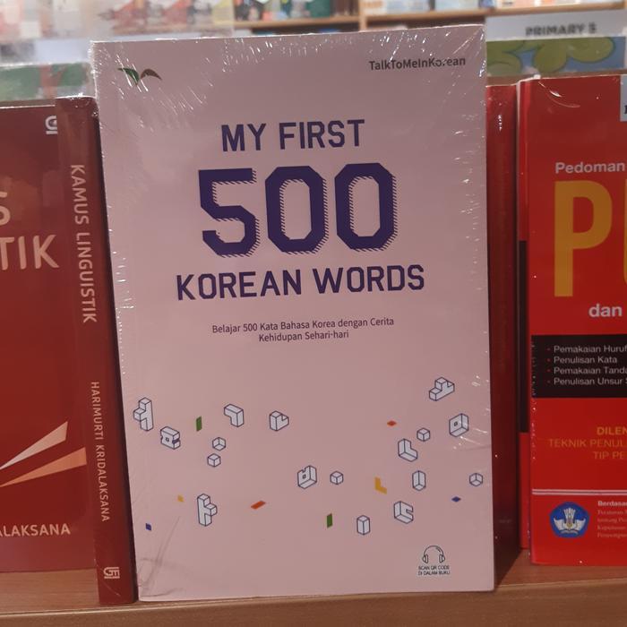 Buku My First 500 Korean Words Belajar 500 Kata Bahasa Korea