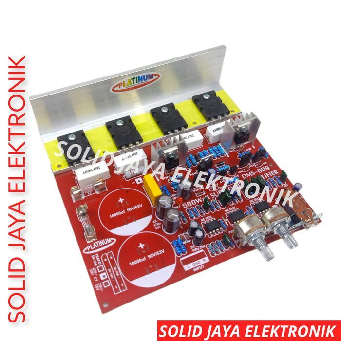 Kit Power Subwoofer 500W Dms 009 Dms-009 Platinum Tr Transistor Final Toshiba Asli Ampli Sub